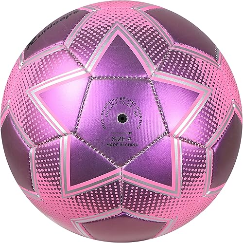 Miniatura 4 de Balón de fútbol Runleaps tamaño 1.5 y tamaño 3 y tamaño 4 y tamaño 5 para niños y adultos, pelotas de juguete con patrón de estrellas de tamaño