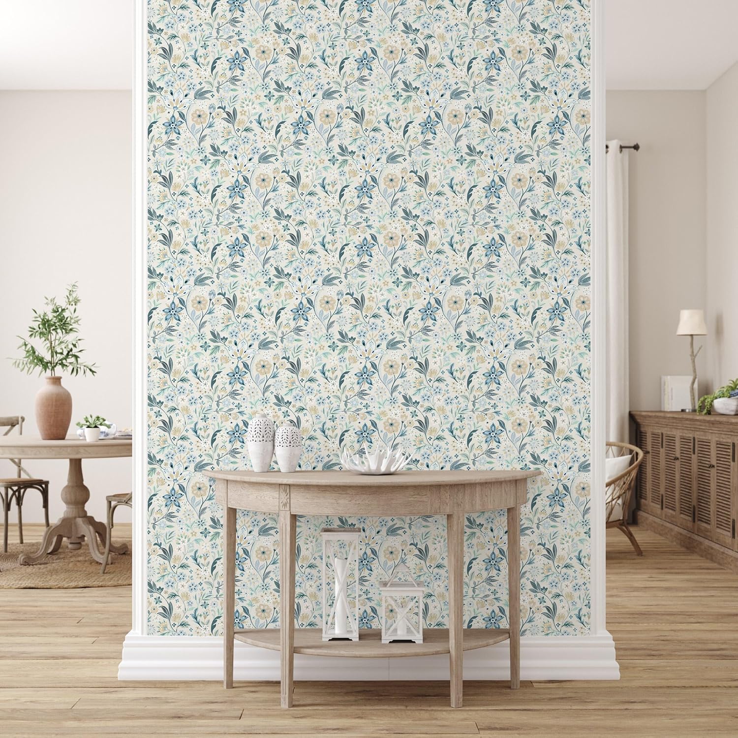 Peel and Stick Wallpaper Sheet 12 Pack 11"x16" Storybook Romance Design for Home Decor, Wallpaper Peel and Stick for Wall Decor, Backsplash, Crafts and Furniture Makeovers