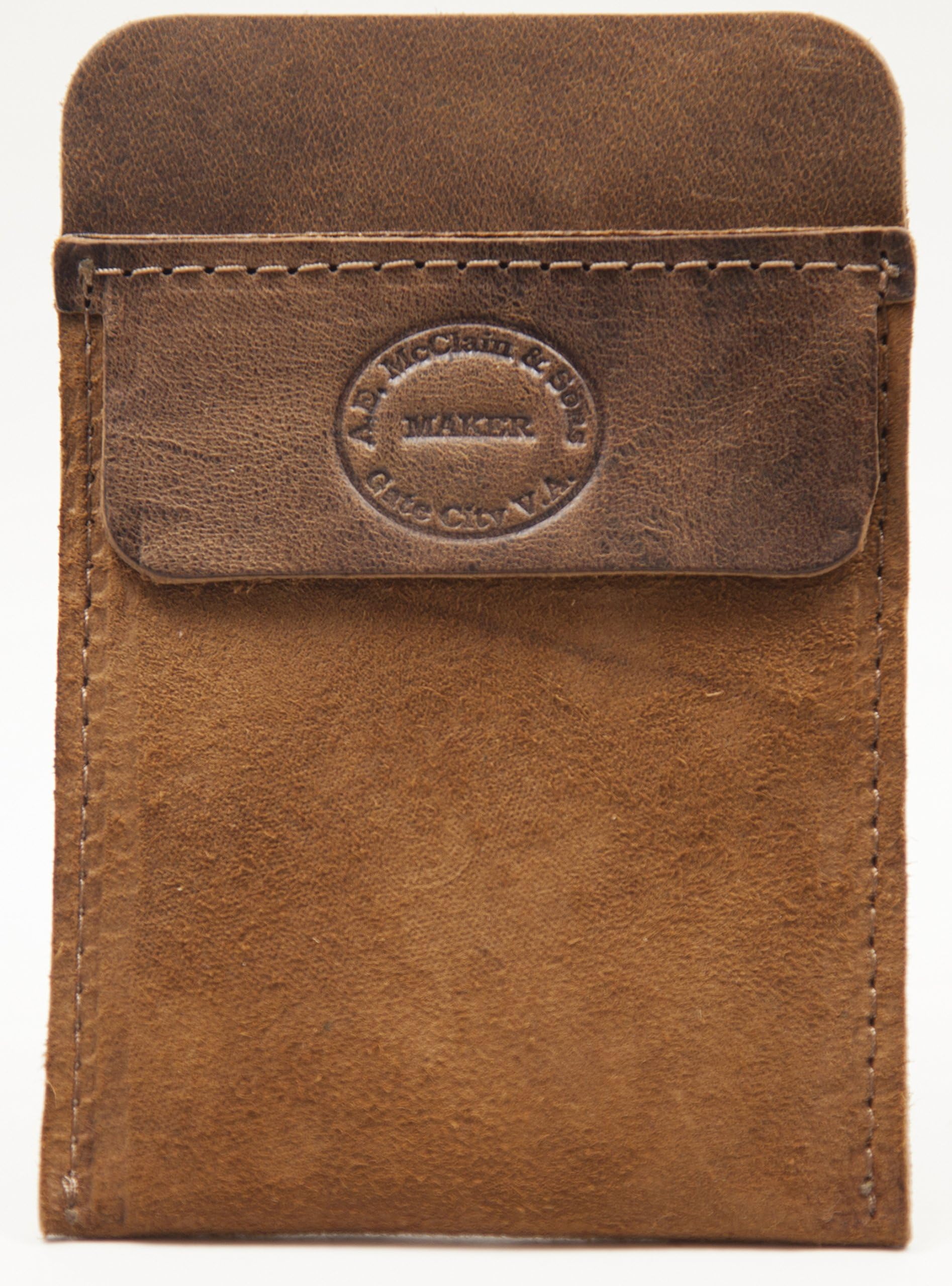 Nekmit Leather Padfolio Resume Portfolio, Black (Brown)
