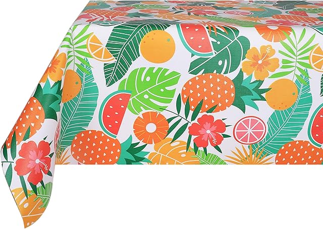 Vinylla Summer Easy Wipe Clean PVC Tablecloth
