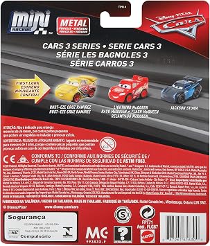 Disney Pixar Cars Mini Racers Cars 3 Series 3-Pack