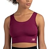 Women's Seamless Medium Impact High Neck, Scoop Back Sports Bra with Removable Pads