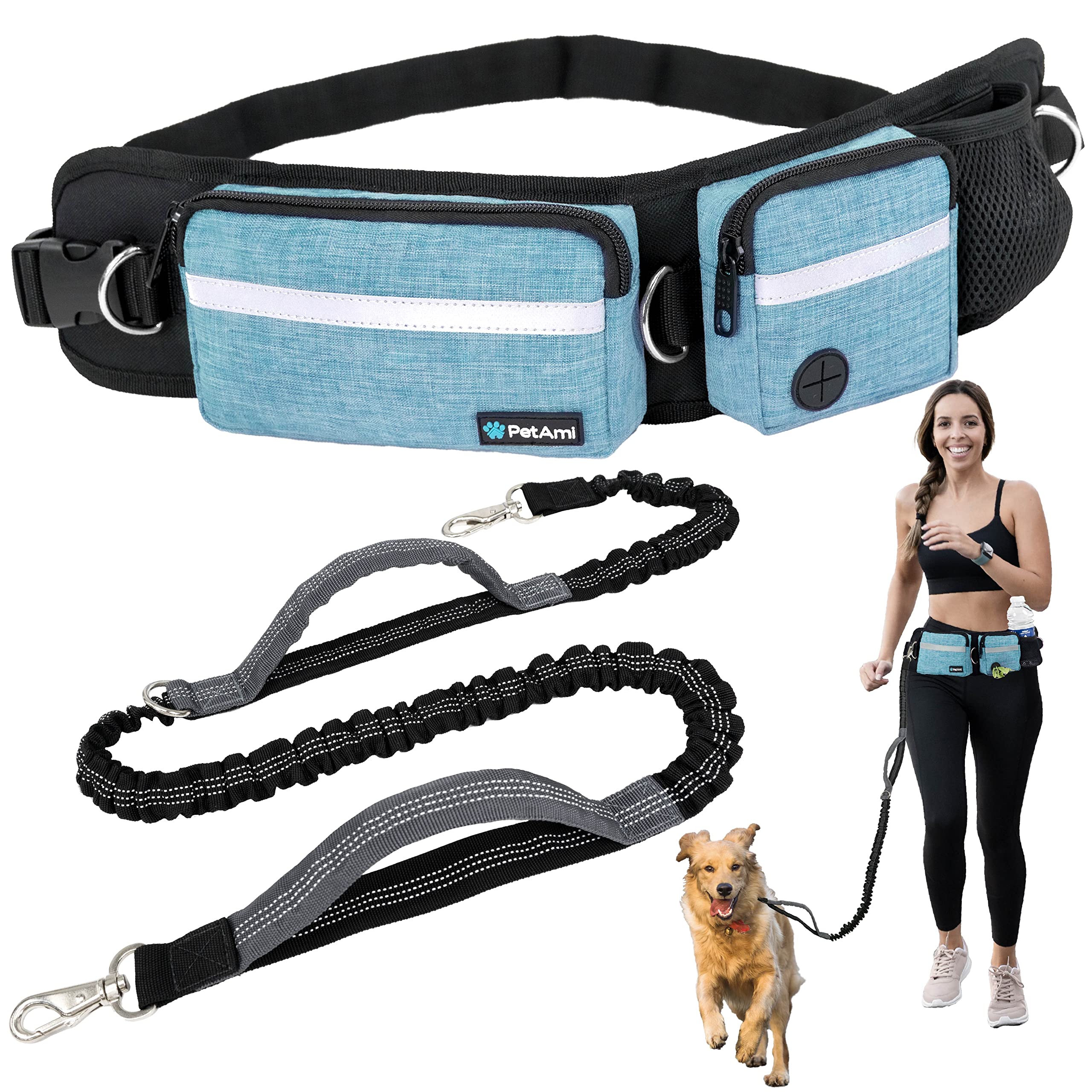 PetAmi Hands Free Dog Leash Bag