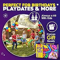 Vista 7 de Nutty Toys Tubos Pop Jumbo - Juguetes Sensoriales XL para Niños de 5+ - Creatividad y Diversión Sin Fin Paquete de 8 - ¡Conecta y Pop! Mejor