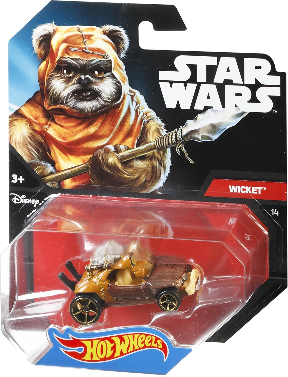 Hot Wheels Star Wars Wicket Character Car