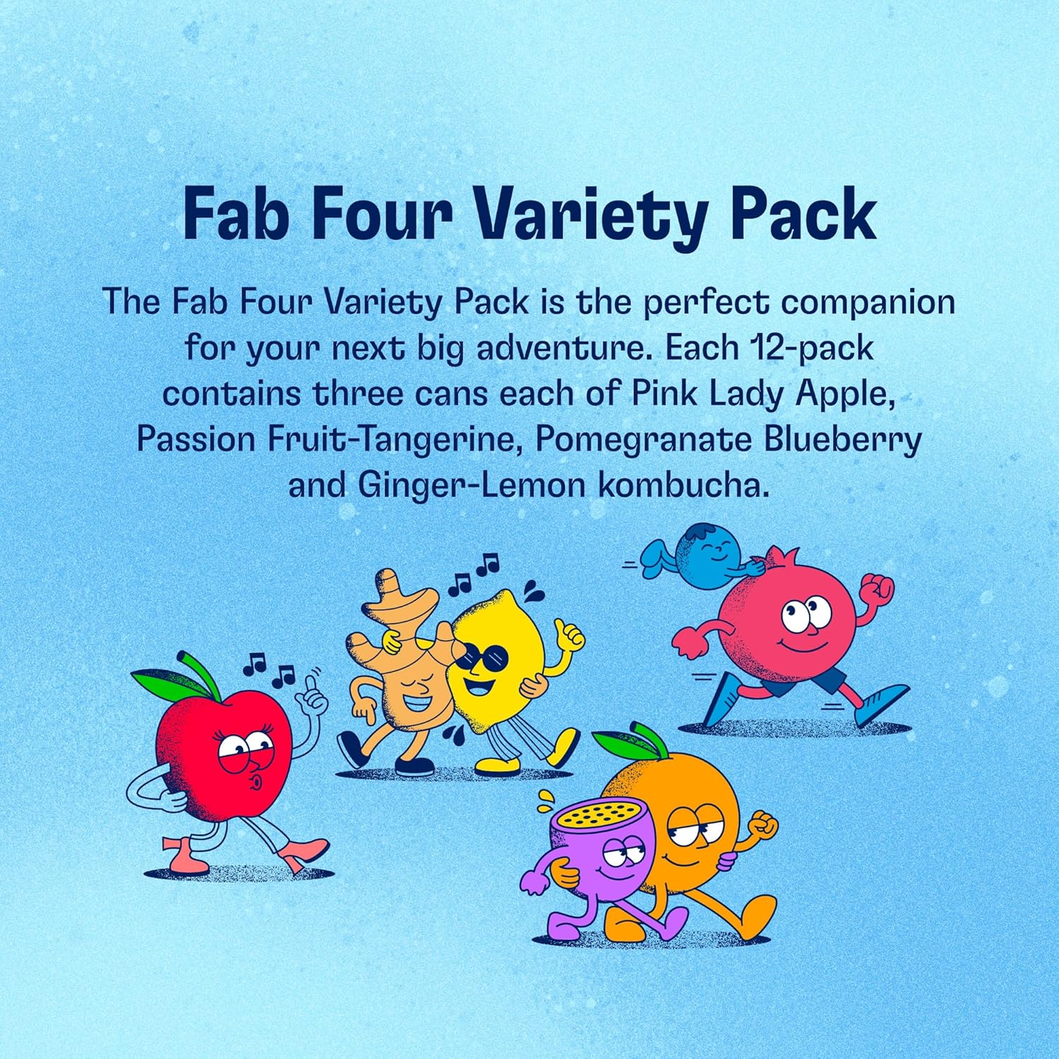 Fab Four Variety Pack in Cans