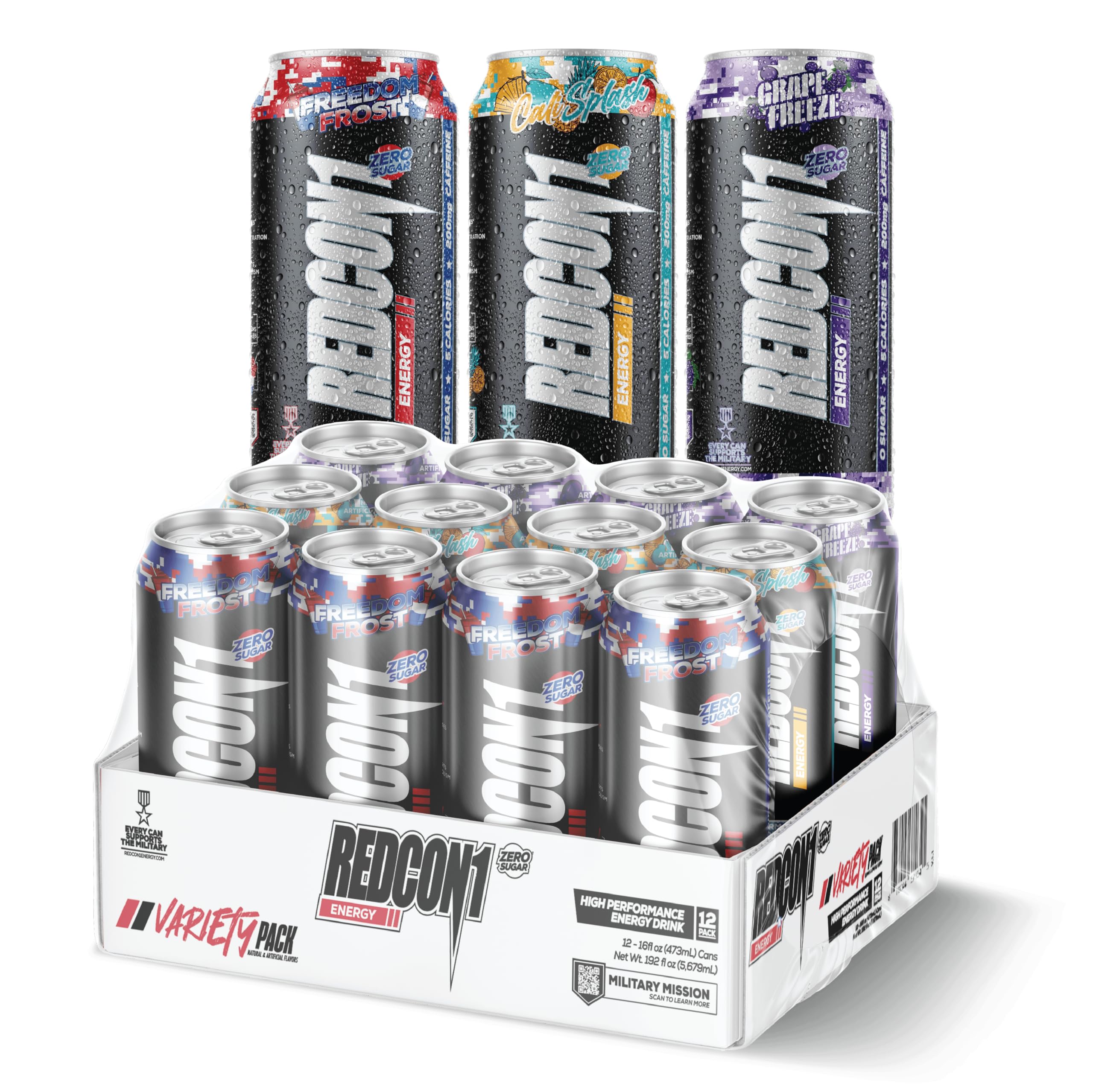 redcon1 l-carnitine review Amazon.com : REDCON1 Energy Drink - 200mg Caffeine Drink with Zero Sugar, L- Carnitine & Taurine - High Performance Energy Drinks with Nootropics