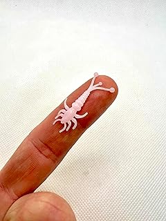 True North Baits - 1.3" Mini M'eh Fly (Bubblegum Glow, 8pk) | glow in the dark soft plastic mayfly lure custom fishing bait panfish lure insect bait rubber worm grub perch crappie bluegill lure fishing fish micro bait micro plastics glow in the dark glow baits