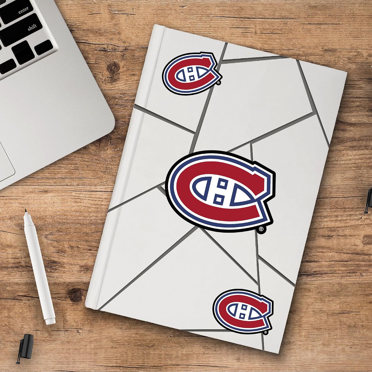 FANMATS NHL - Montreal Canadiens 3 Piece Decal Set, Red