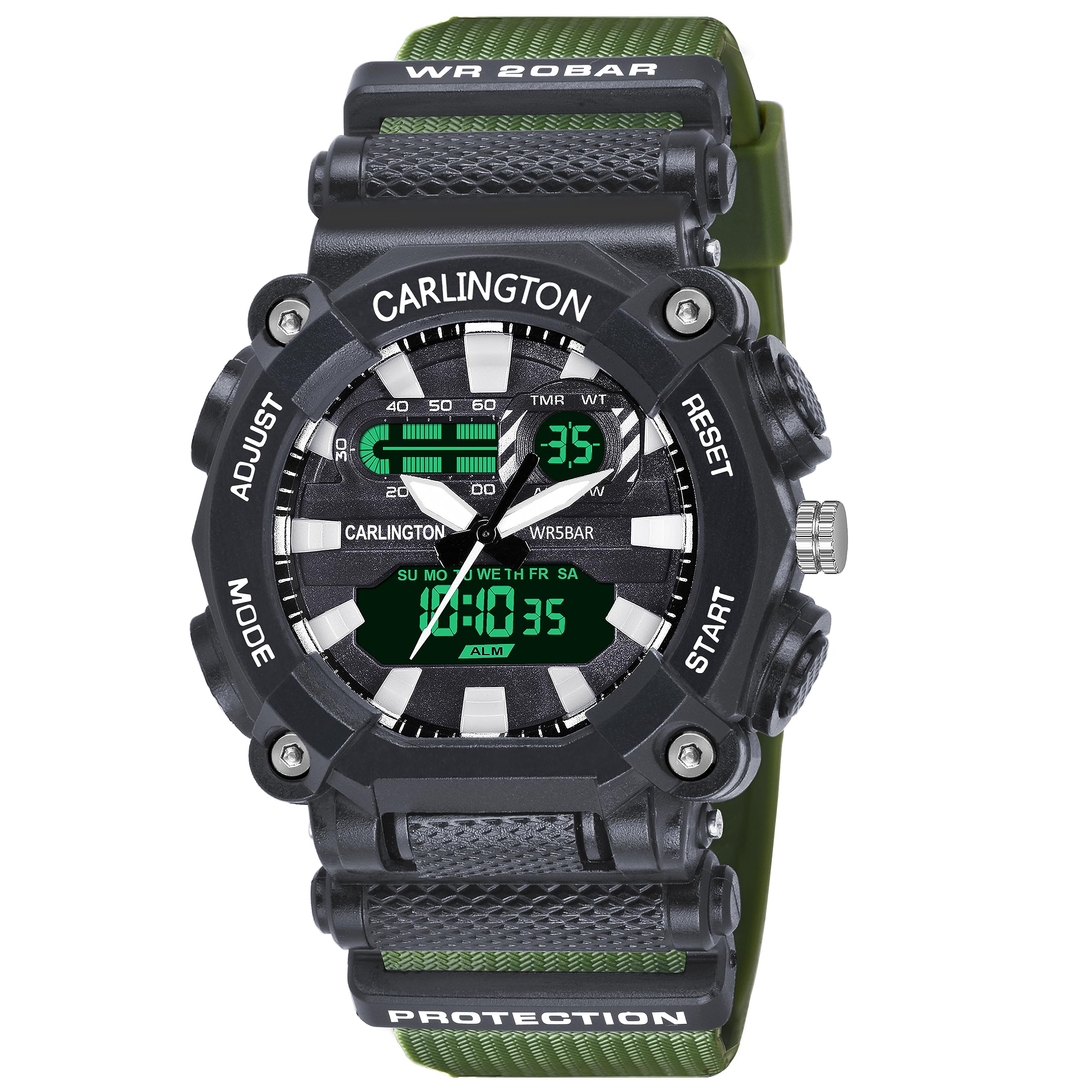 Carlington Durable Digital Watch Carlington Analog-Digital Sports