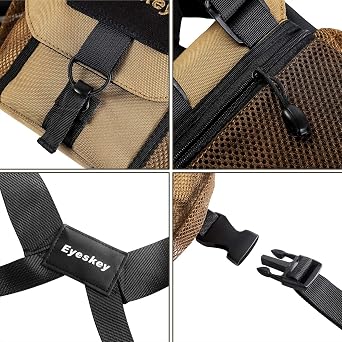 Eyeskey Universal Binoculars Case/Bag with Harness, Provide Maximum Protection and Carrying Capacity