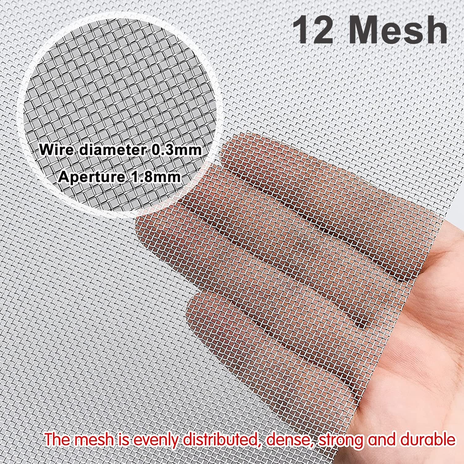 ウェア CRATE Uniqueness Box Mesh S/S Amazon.com: HDNSYNE Stainless Steel Woven Wire Mesh Woven