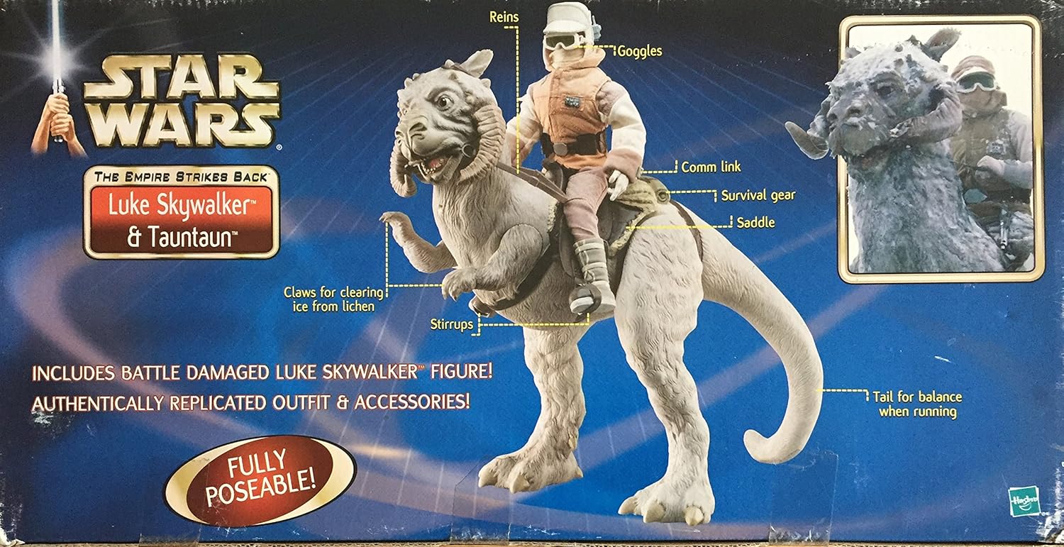 Star Wars 12" Inch Deluxe Action Figure Set LUKE SKYWALKER & TAUNTAUN Empire Strikes Back - HUGE Toys R Us Exclusive - Fully Poseable