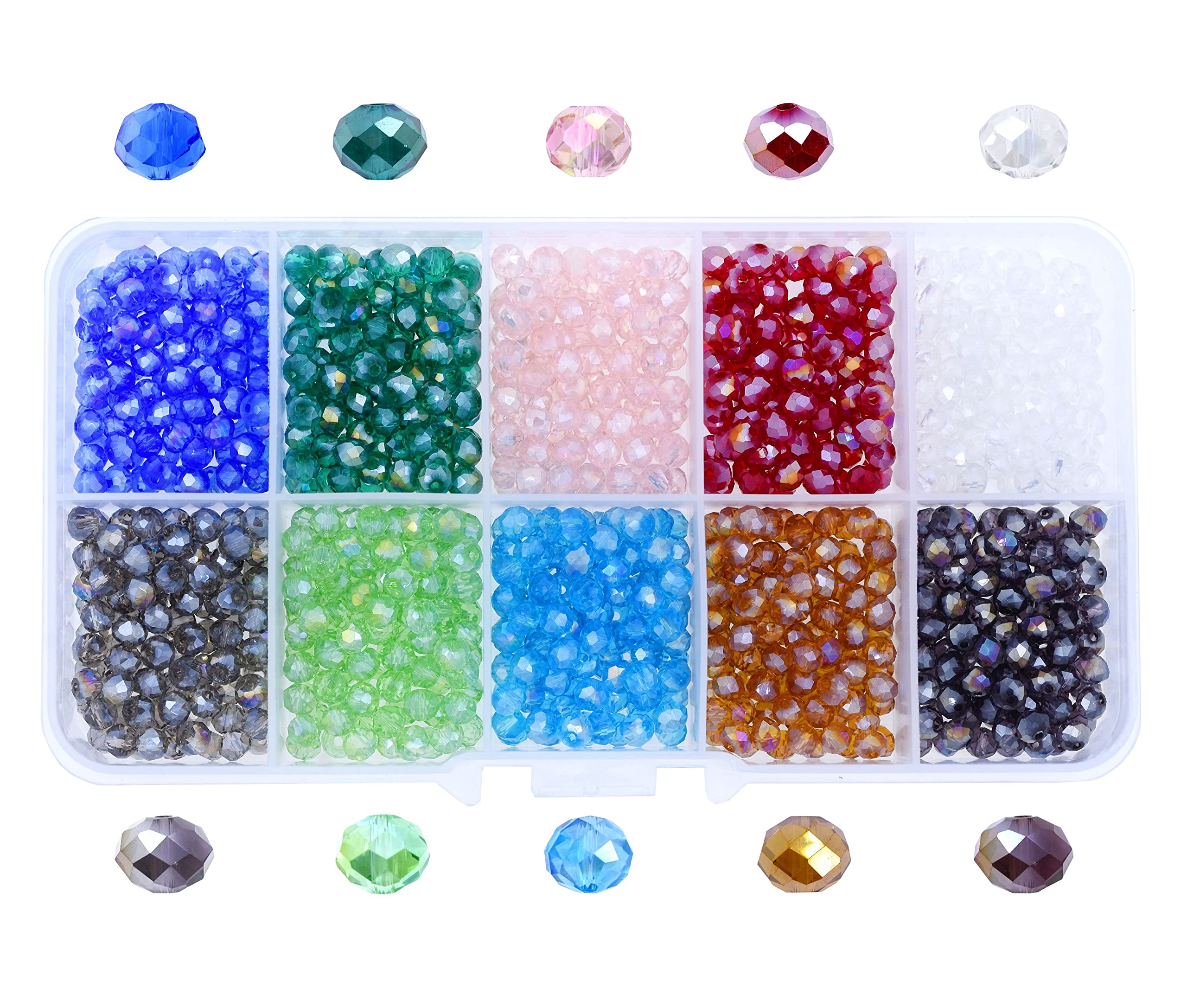 Briolette en cristal pour confectionner des cadeaux de naissance et bijoux familiaux