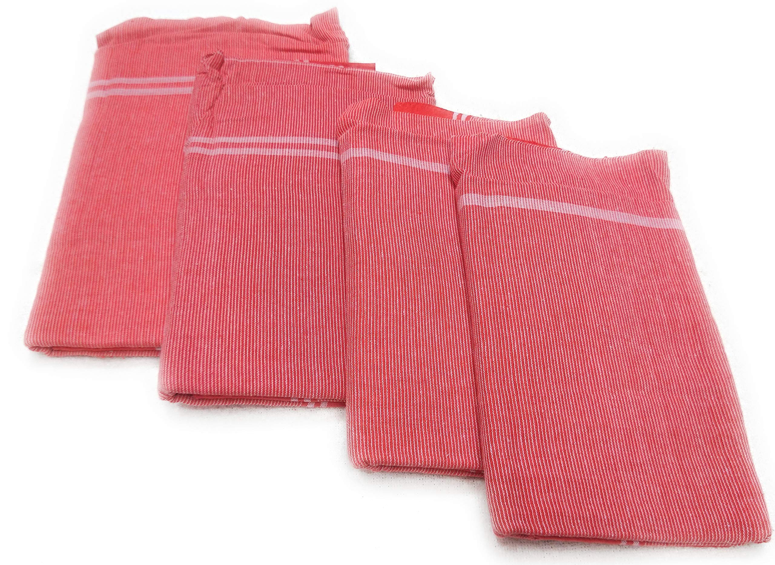 Mps Kashi Towel Cotton (Red) - Pack of 4 Piece-image-27