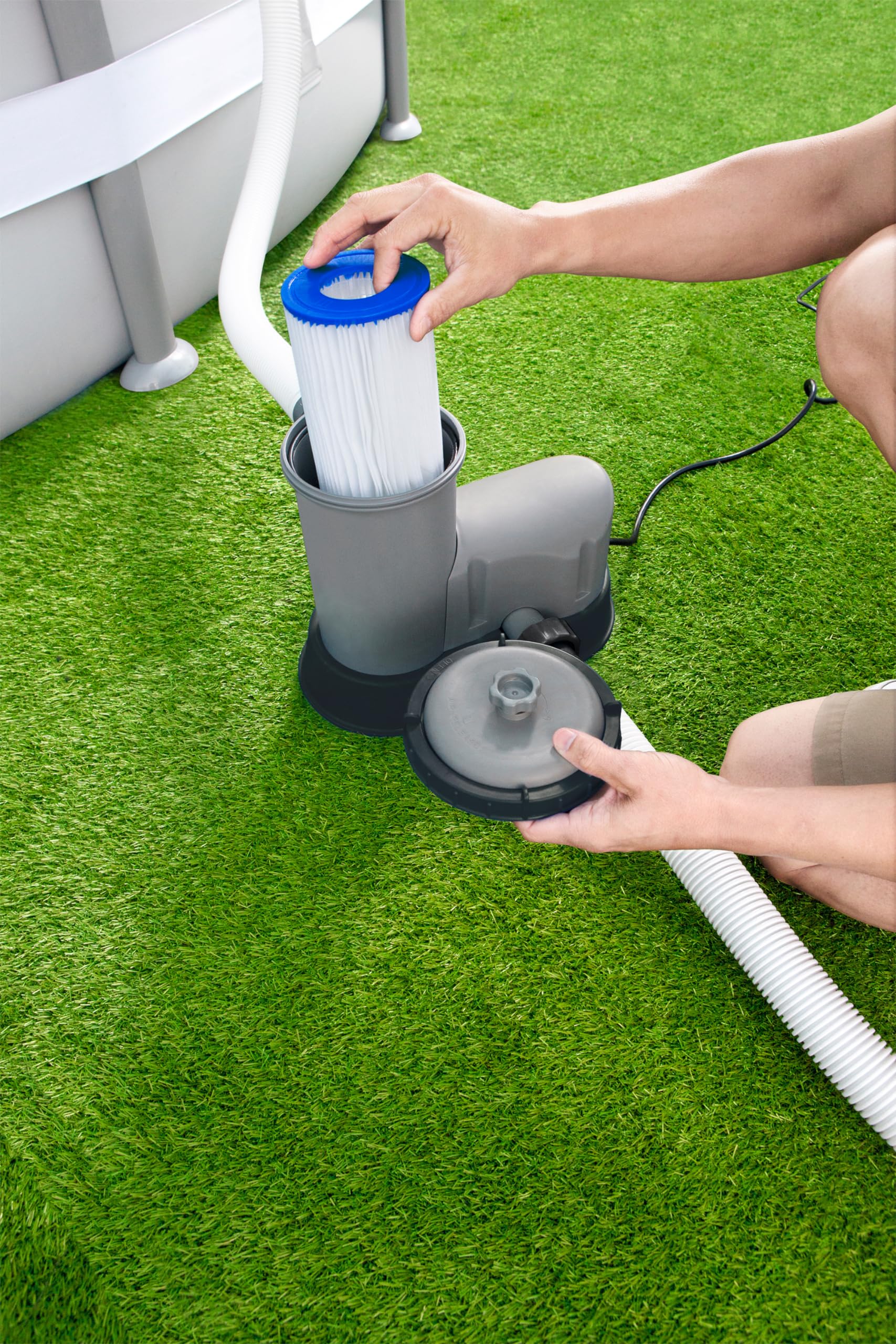 Bestway Bomba de filtro, 5678L/1500 gal