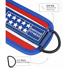 DMoose Ankle Strap for Cable Machine - One Size Fit with Premium Padding, Workout Kickback Ankle Cuffs, Ankle Bands for Working Out, Booty Workouts, Leg Extension, Hip Abductors & Lower Body Exercises