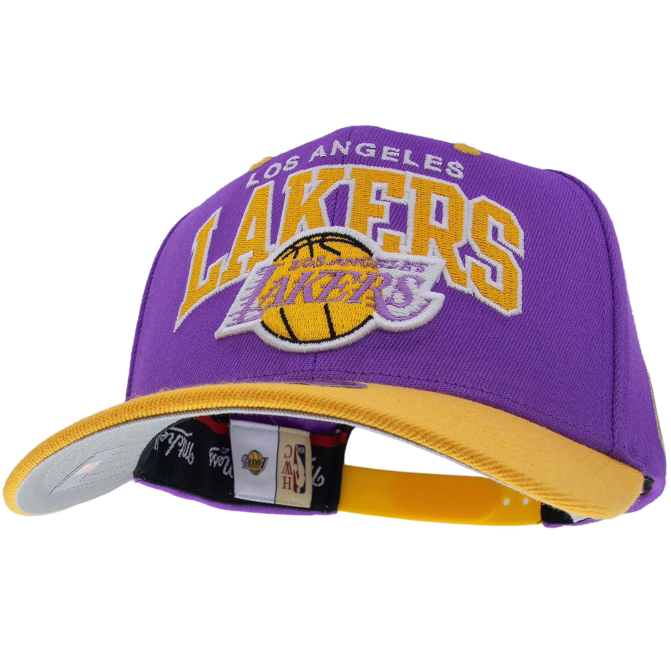 Mitchell & Ness M&N Stretch Snapback Classic Red Cap - Los Angeles Lakers - One Size
