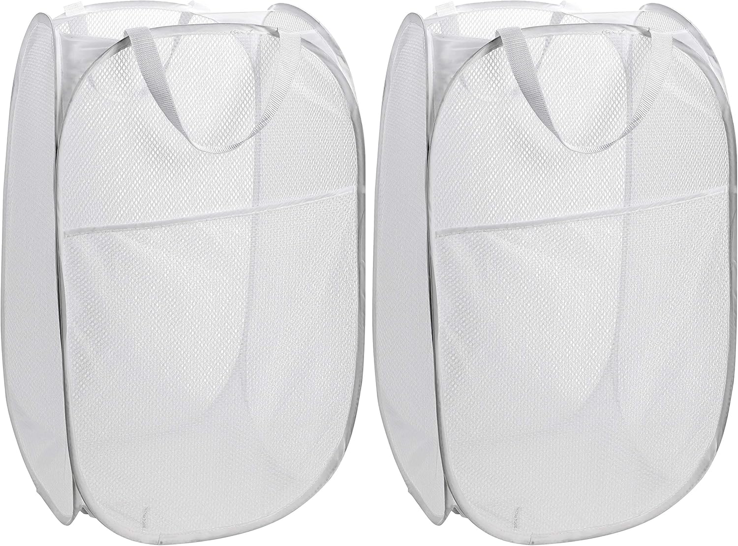 Handy Laundry Collapsible Mesh Pop Up Hamper with Wide