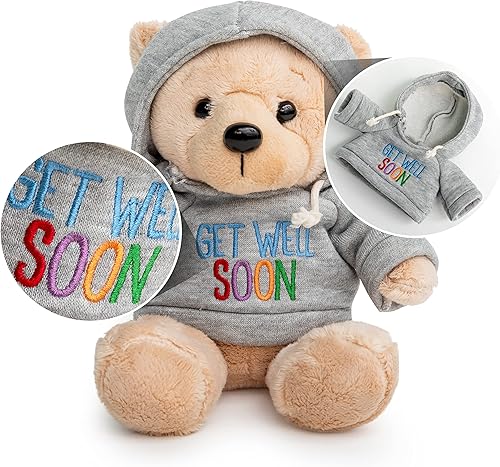 Miniatura 2 de Ganz Regalo de amigdalectomía Get Well Soon Teddy Bear con amígdalas de despedida para niños, juego de regalo de libro para niños, recuperación de