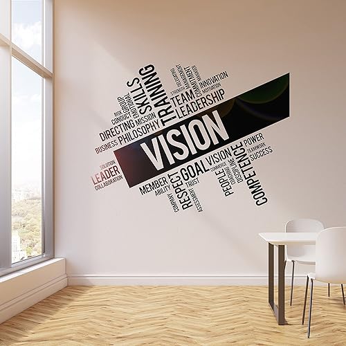 Miniatura 2 de Vinilo Liderazgo Equipo Trabajo en Equipo Oficina Habitación Negocio Pegatinas Mural (ig6293) Negro