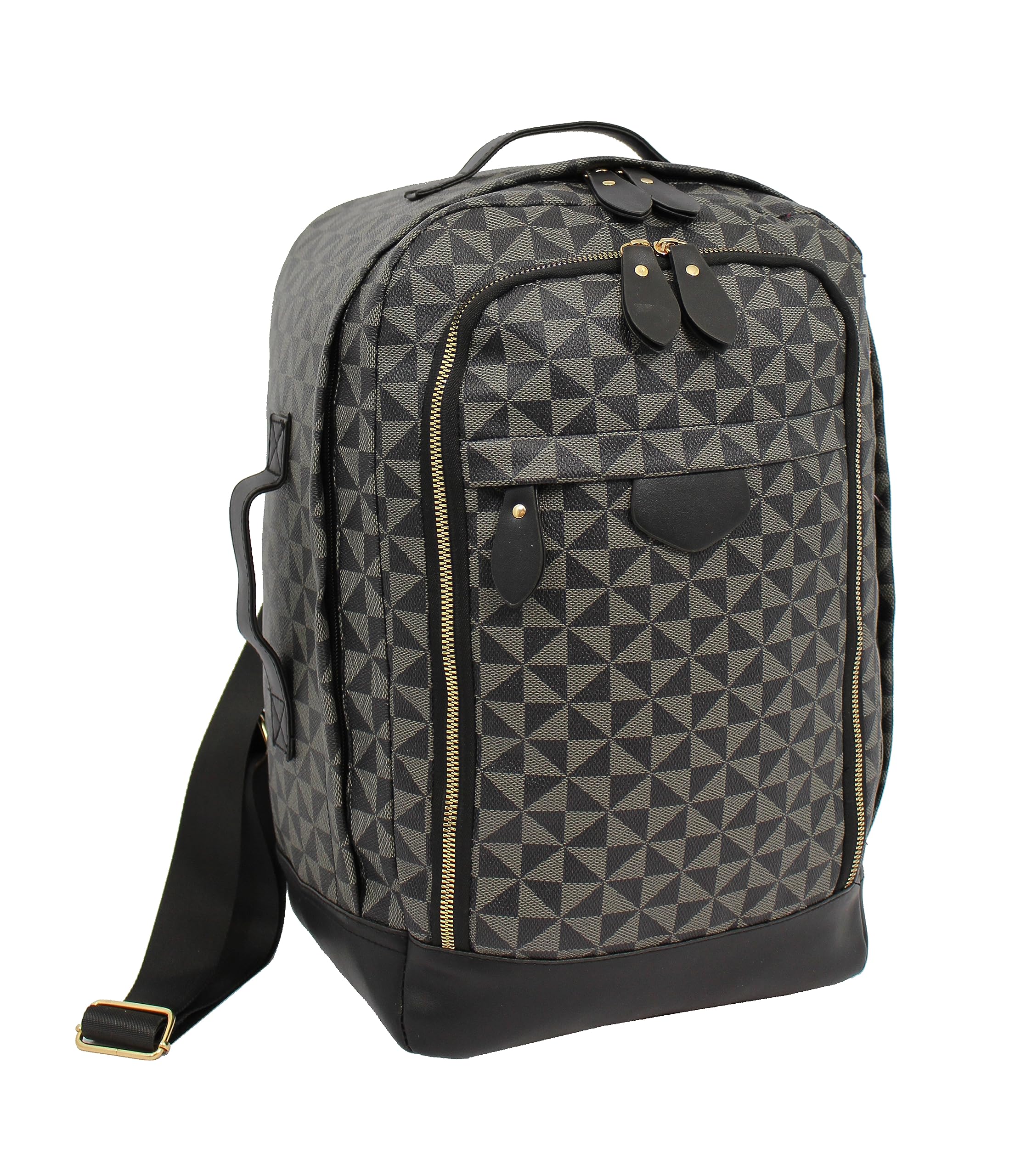 Bordlite Travel Underseat Cabin Approved Backpack | Lightweight Travel Rucksack | Premium Carry on Bag with Multi-Pockets - Black