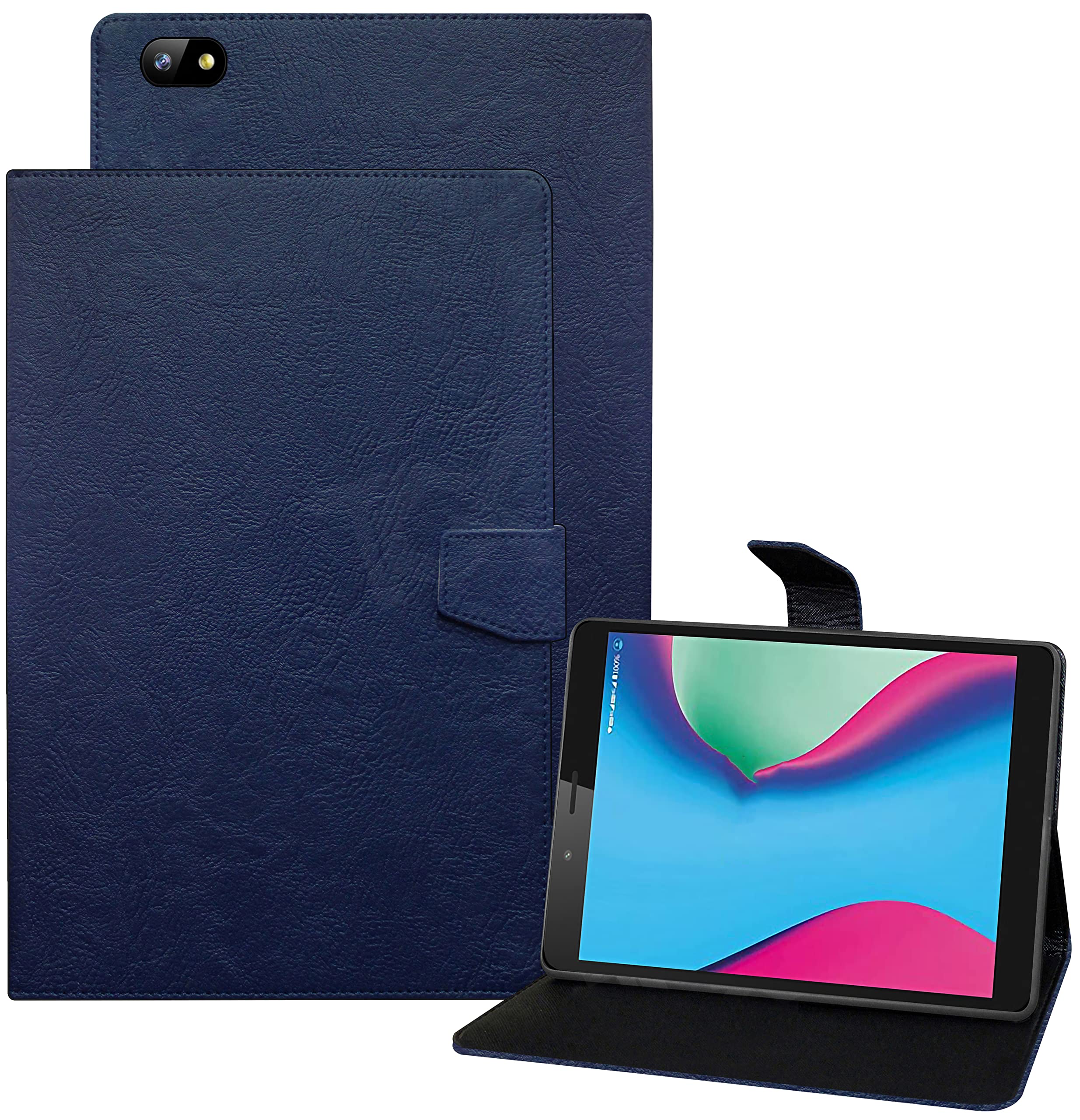 TGK Plain Design Leather Flip Stand Case Cover for Lava T81N Tablet (Blue) (B0B4K636VF) Amazon Price History, Amazon Price Tracker