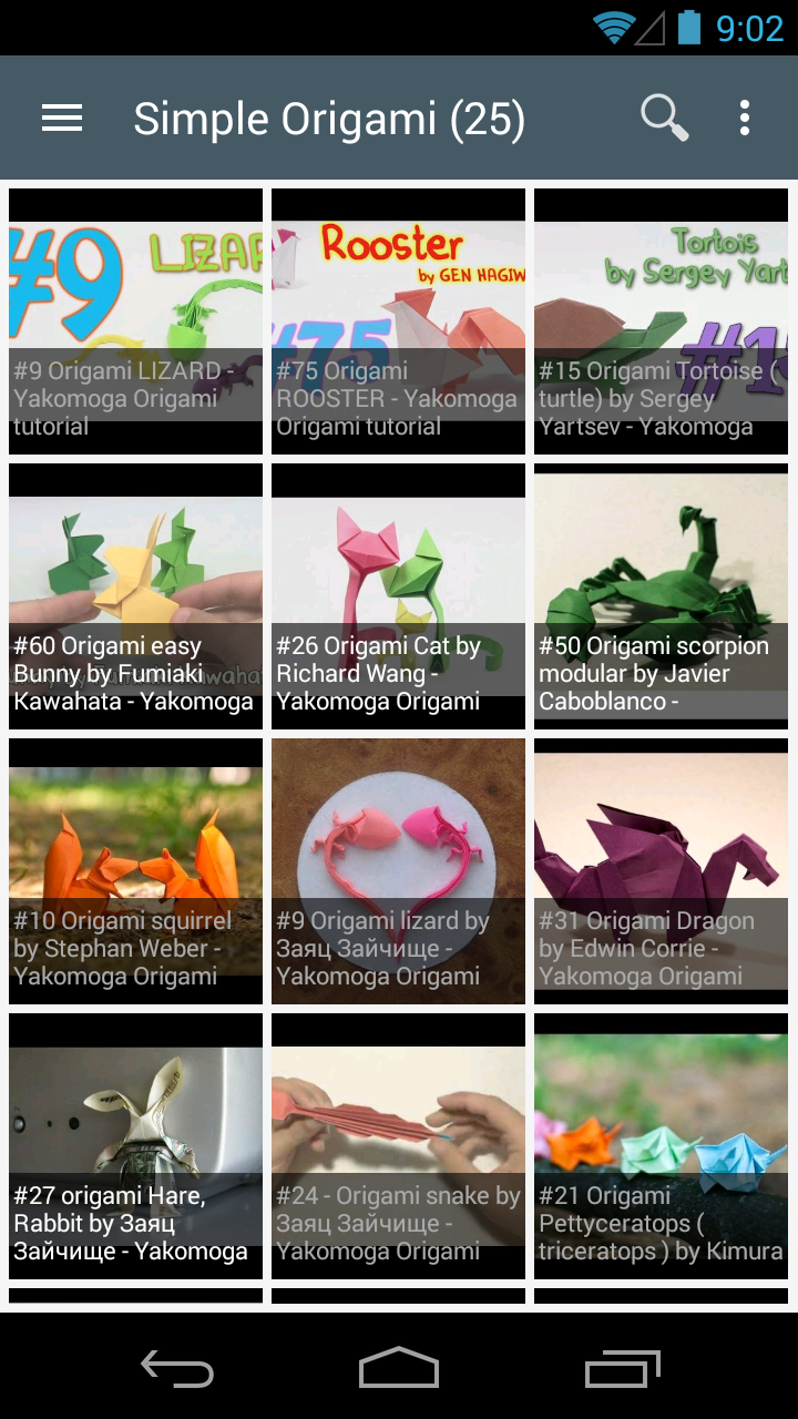 Origami Using Apps Origami Video - App on Amazon Appstore