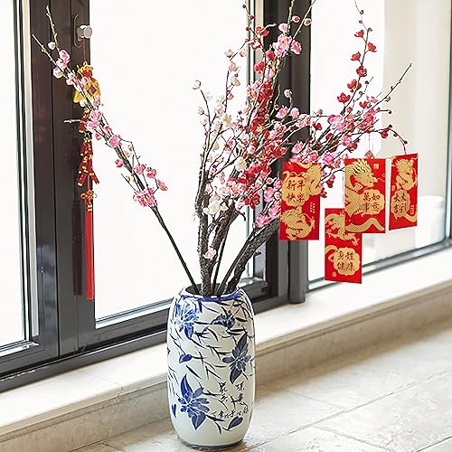 Miniatura 4 de 36 sobres chinos rojos de la suerte, sobres de dinero de la suerte 2024, sobre grande y 50 piezas de monedas chinas de Feng Shui de buena suerte,