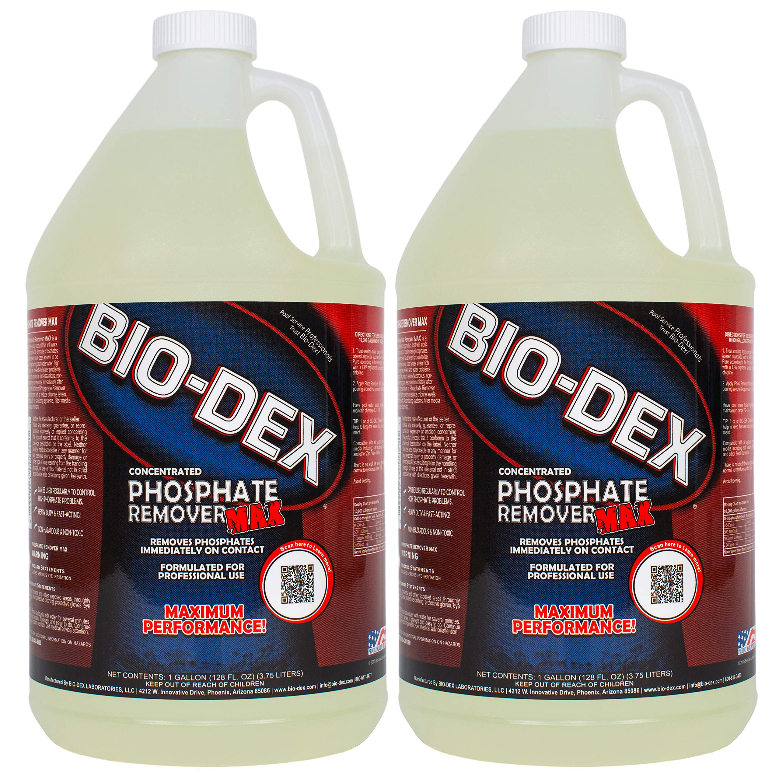 Bio-DexPhosphate Remover Max (1 gal) - 2 Pack