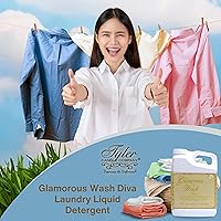 Vista 210 de Worldwide Nutrition Paquete: Tyler Candle Company Glamorous Wash Diva - Detergente líquido para ropa - Detergente para ropa Diva lavable a mano y a