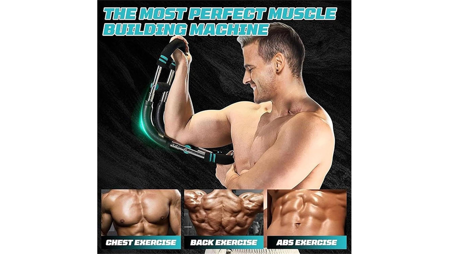 Générique Twister Arm Trainer, 66-110lbs Adjustable Resistance Arm Trainer For Men, Portable Detachable Chest Workout Equipment, Home Fitness Equipment, For Enhancing Upper Body Muscle Strength - View #5