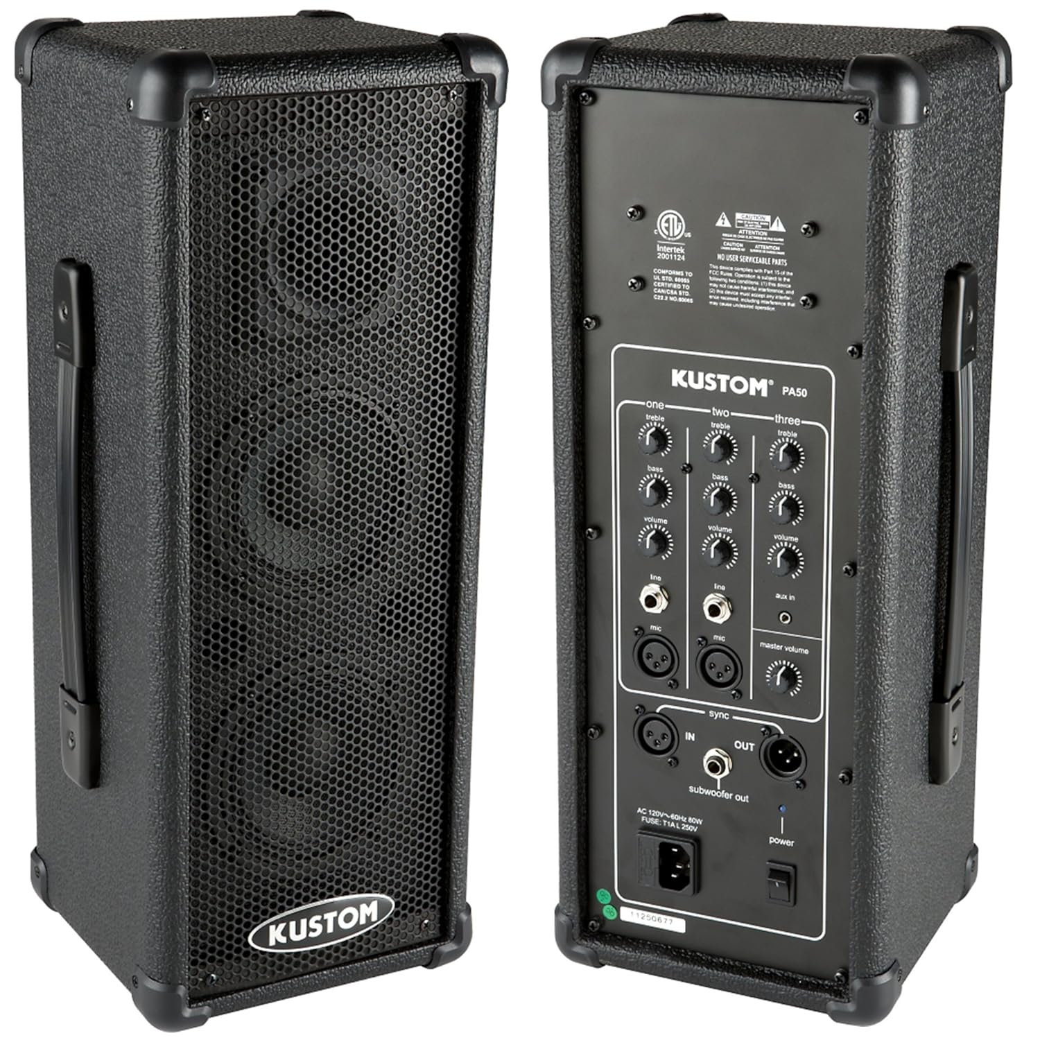 Kustom PA PA50 Personal PA Portable System RMS 50W Amazon.in Musical