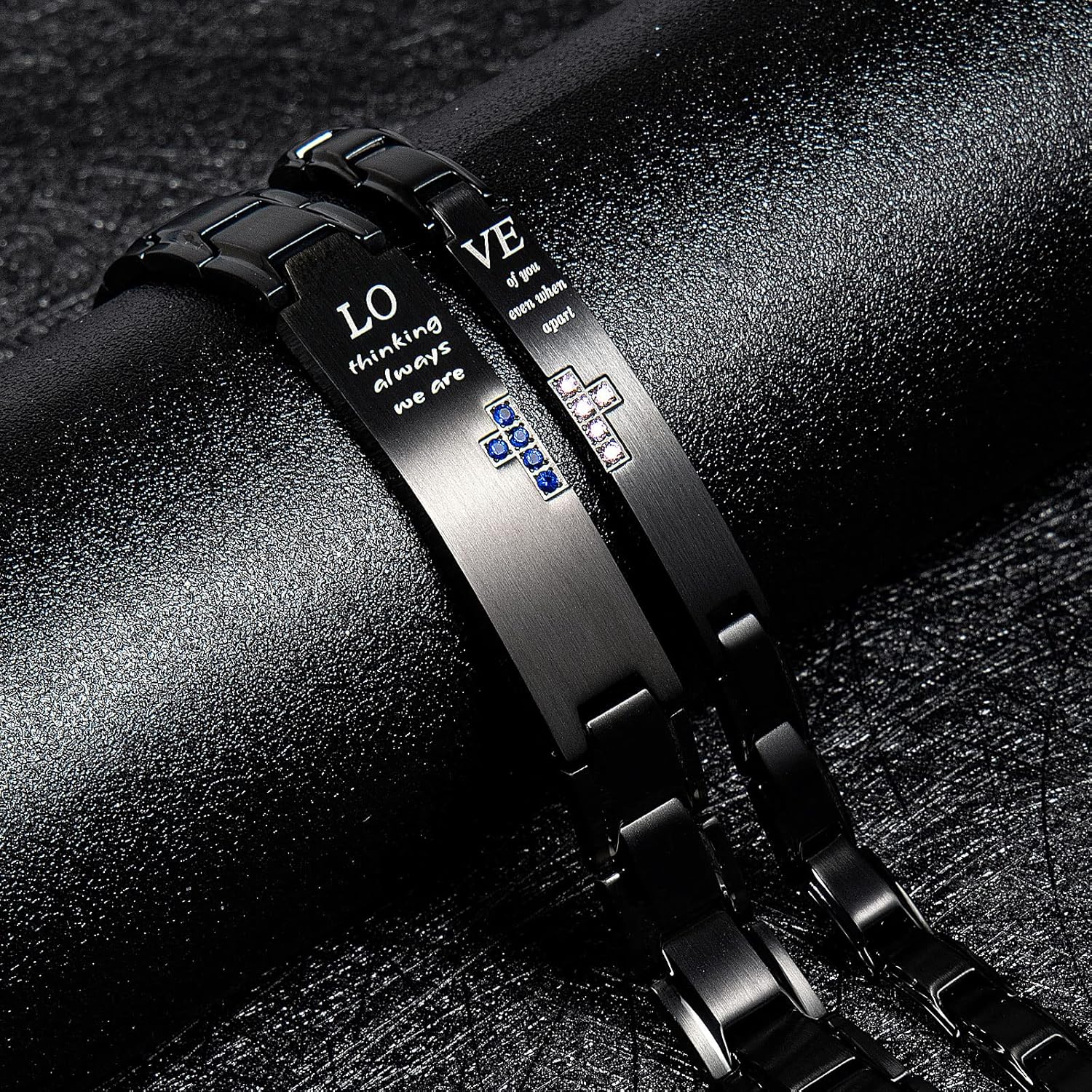 Wolentty Couples Distance Bracelets Love Matching Bracelets Gift for Valentines Day