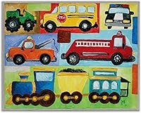 Vista 9 de The Kids Room by Stupell Transportation Collage, 10 x 15, Multi