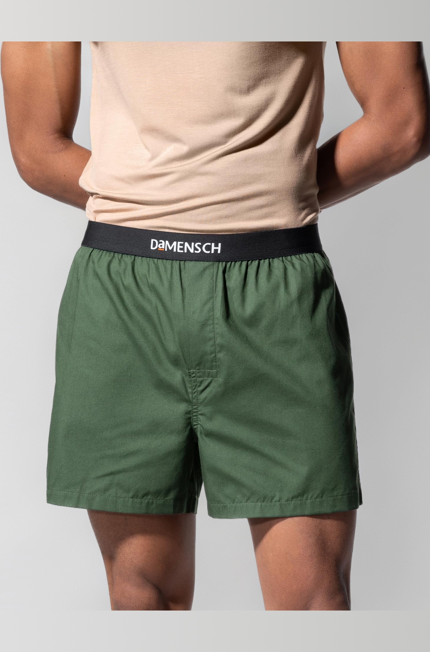 Solid Breeeze Inner Boxers, Ultra-Light Men Boxer Shorts for Men, 100% Cotton Half Pant for Man, Breathable Woven Inner Cotton Shorts