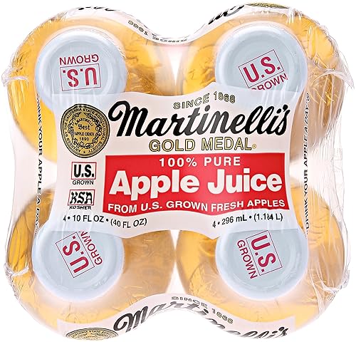 Miniatura 10 de Martinelli's Gold Medal - Jugo espumoso de manzana y arándano, 8.4 onzas líquidas, paquete de 12