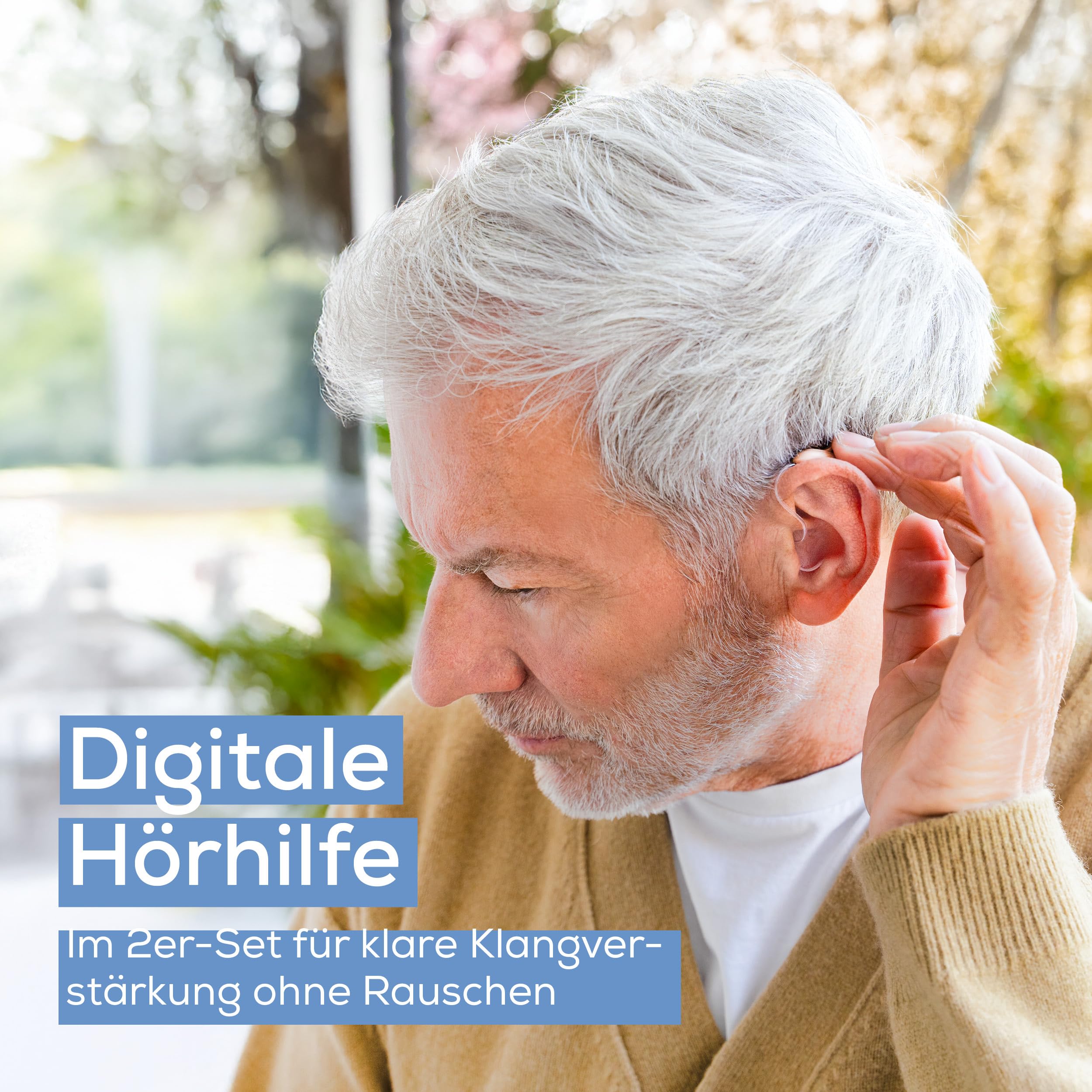 Beurer HA 90 digitale Hörhilfe, wiederaufladbare Hörverstärker als 2er-Paar