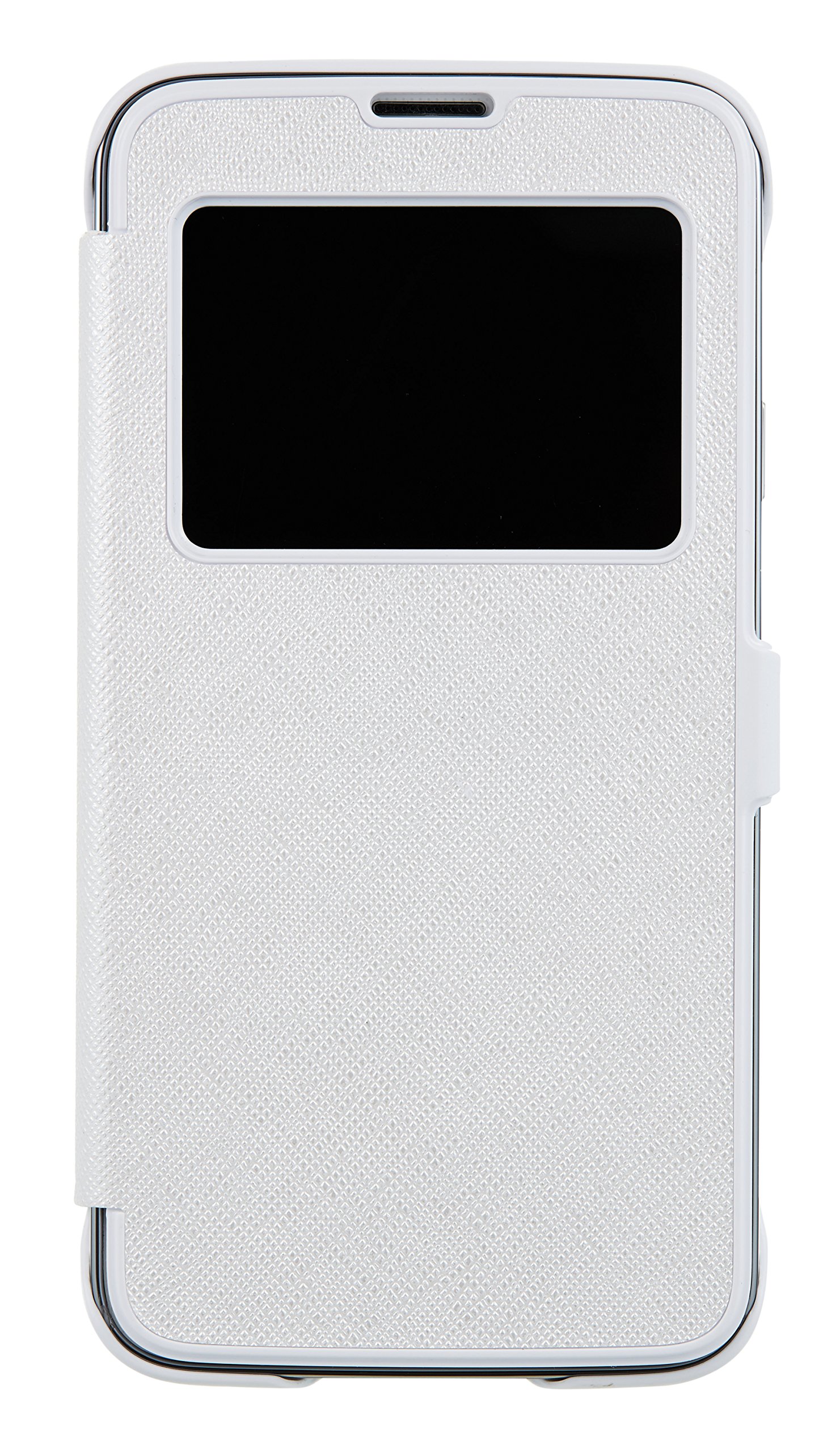 Samsung Licensed View Folio Case Cover for Galaxy S5 by Anymode - White