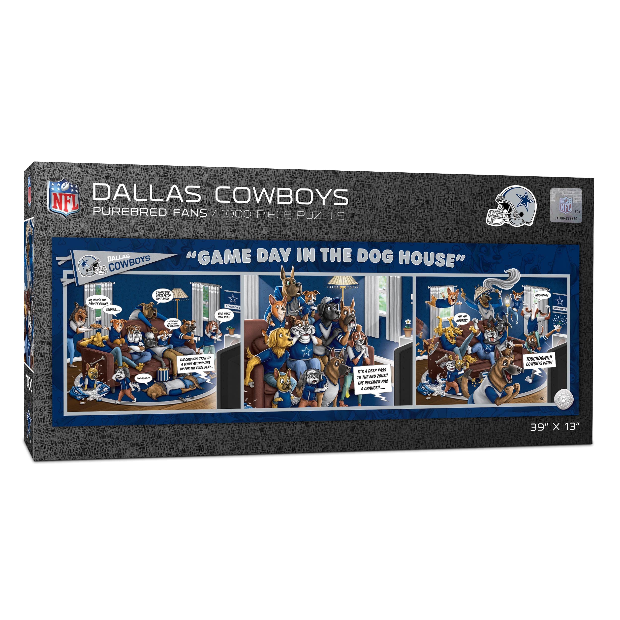 YouTheFan NFL Game Day in The Dog House - 1000pc Puzzle
