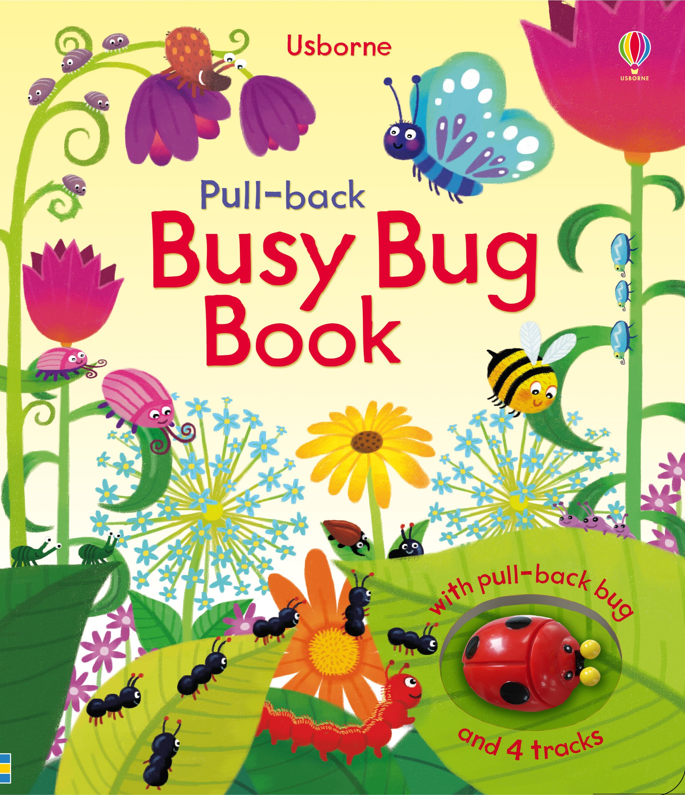 Busy Bug Book With PullBack Bug Usborne