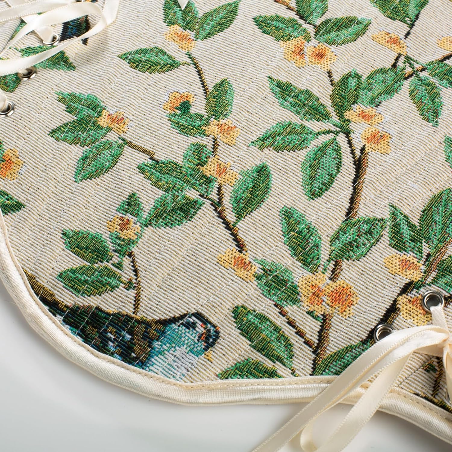 Scarlet Darkness Corset Tops for Women Renaissance Lace Up Floral Bustier Tops Size 6-16 - Image 3