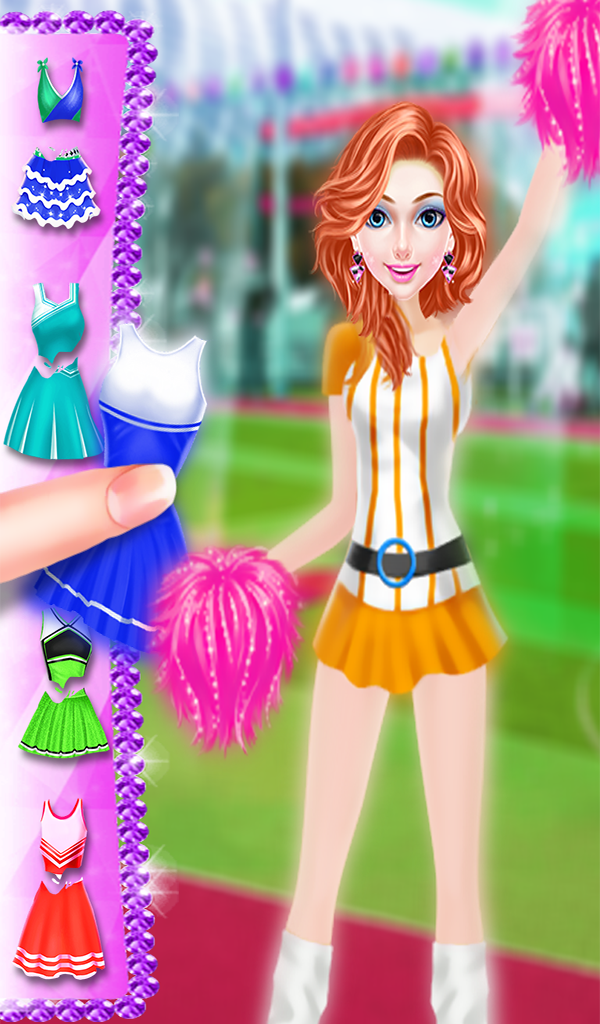 Cheerleader Makeup Salon: Indian Cricket game - App on the Amazon Appstore