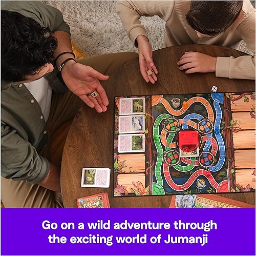 Miniatura 3 de Spin Master Games, Edición del 30º Aniversario de Jumanji, El Clásico Juego de Mesa de Aventura Familiar Basado en la Película de Acción y Comedia