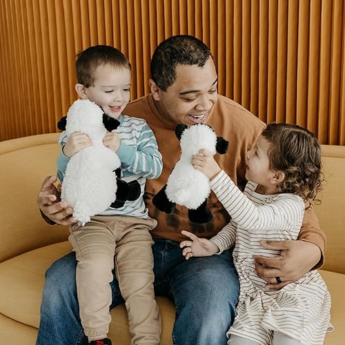 Miniatura 7 de The Petting Zoo Peluche de cordero, regalos para niños, animales de granja Wild Onez, peluche de cordero de 12 pulgadas