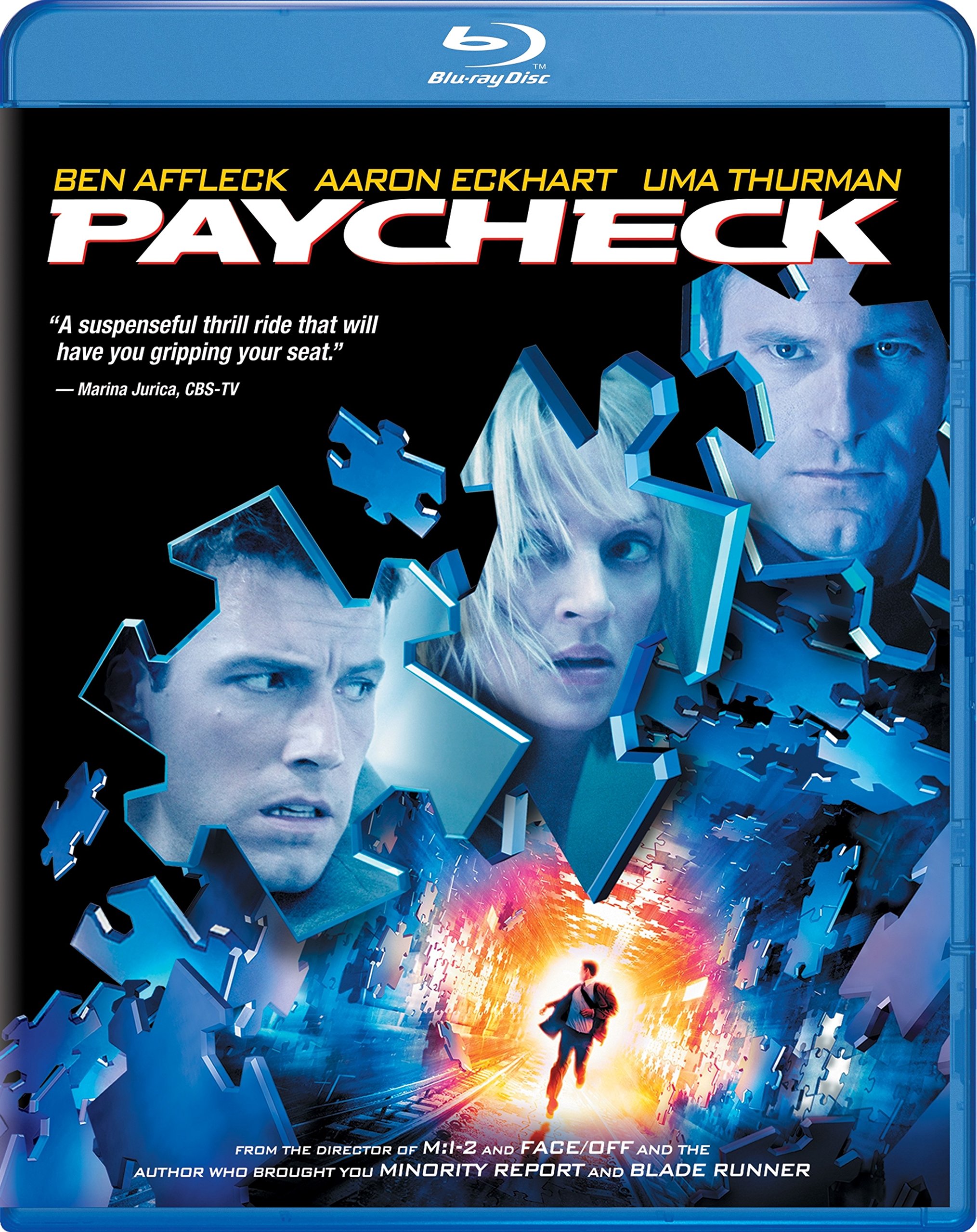 Paycheck Blu-ray revive la intriga futurista sin cortes de red