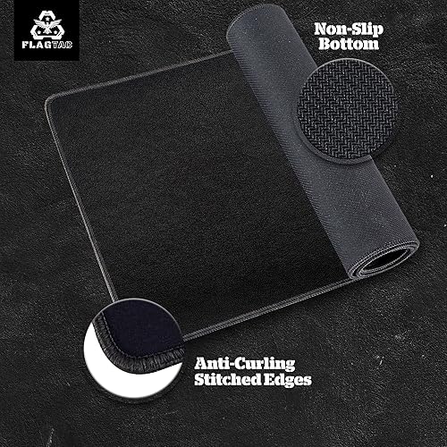 Miniatura 2 de FlagTac Alfombrilla de limpieza para pistola, 36 x 12 pulgadas, diseño de bandera de Estados Unidos para rifle largo, pistola y escopeta. Resistente