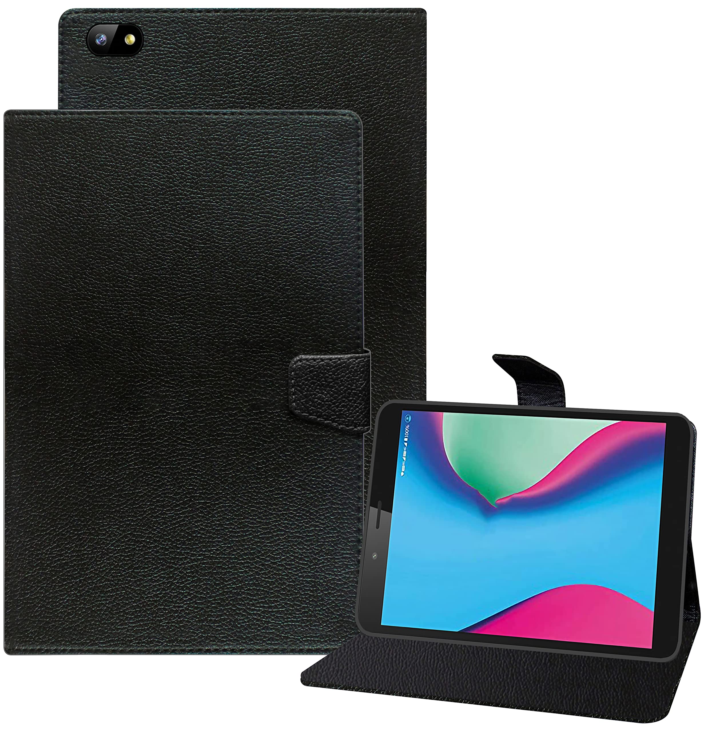 TGK Executive Adjustable Stand Leather Flip Case Cover for Lava T81N Tablet (Black) (B0B4K4QWZW) Amazon Price History, Amazon Price Tracker