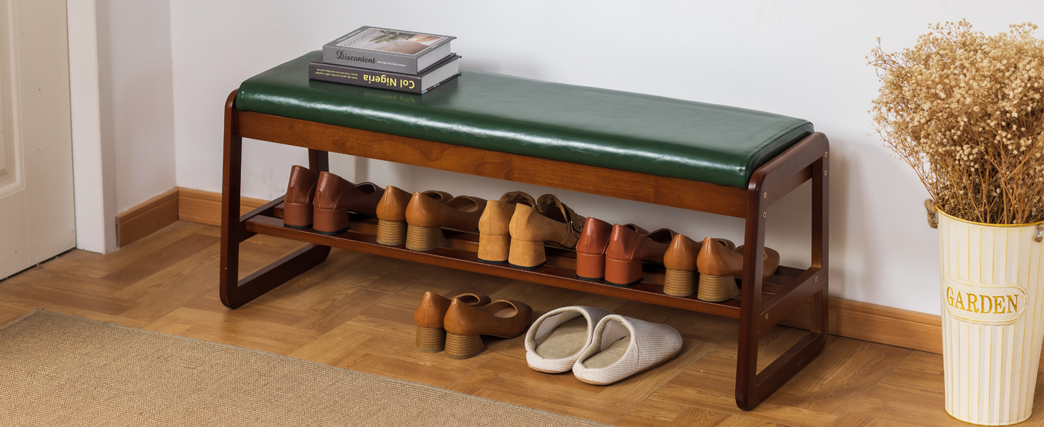 Amazon.com: latifolia Solid Wood Bench, Entryway Shoe Bench with