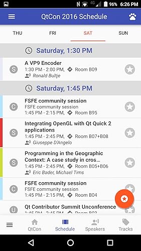 QtCon 2016 Conference App